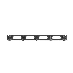 Panel pasacables para armario rack 19" de 5 de anillas 1U Lanberg AK-1205-B