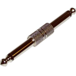 Adaptador audio mono jack 6.3mm macho/macho