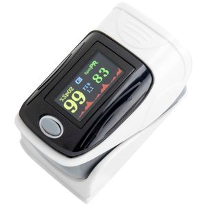 Oxímetro de dedo para la medición de saturación de oxígeno y ritmo cardíaco con pantalla OLED