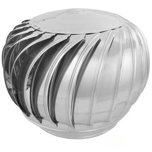Sombrero extractor de humos galvanizado giratorio para tubo de 360 mm de diámetro