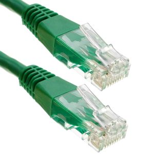 Cable UTP categoría 6 verde 1m