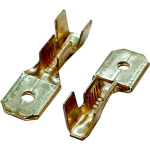 Terminal Faston Macho (6.3mm) 100 Pack