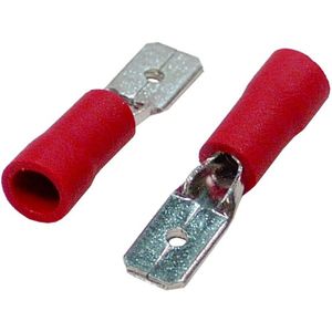 Terminal Faston Macho Rojo (4.8mm) 100 Pack