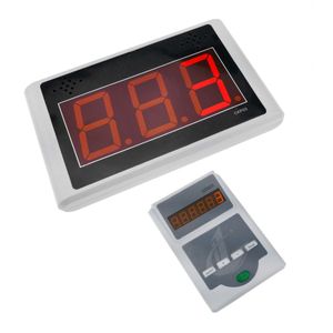 Gestión de colas electrónico Su Turno 3-dígitos programable (visor y controlador)