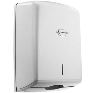 Dispensador de toallas de papel 600 uds color blanco para baño