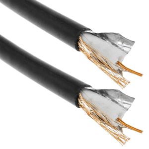 Bobina de cable coaxial RG59 de 200m