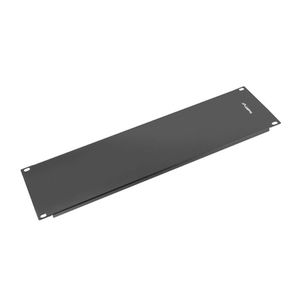 Panel ciego de 3U para armario rack 19" Tapa negra Lanberg AK-1404-B
