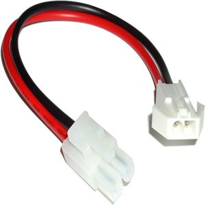 Cable adaptador compatible con Tamiya macho a MiniTamiya macho cruzado de 200mm