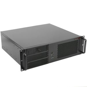 Caja rack 19" IPC microATX ATX 3U 3x5.25" 5x3.5" fondo 390mm