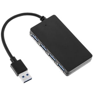 Concentrador USB 3.0 con 4 puertos USB A hembra.
