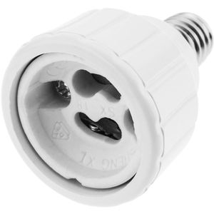Adaptador casquillo de bombilla E14 a GU10