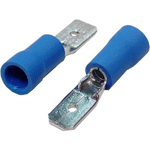 Terminal Faston Macho Azul (4.8mm) 100 Pack