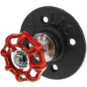 Perchero de pared de acero 1 gancho grifo. Colgador de ropa y toallero de tubo industrial