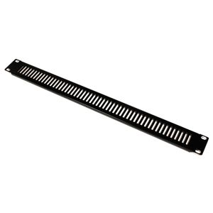 Panel de rejilla de 1U para armario rack 19" Tapa de ventilación negra