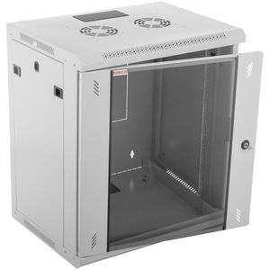 Armario rack mural 19" 12U 600x450x635mm pared blanco SOHORack de RackMatic