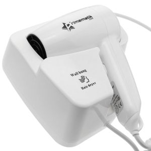 Secador de pelo con soporte de pared. Secapelos de hotel de 1300W