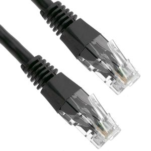 Cable UTP categoría 6 negro 1m