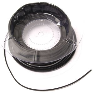 Tubo termoretráctil negro de 1,0 mm en bobina de 20 m