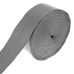 Rodapié flexible autoadhesivo 19 x 19 mm. Longitud 15 m gris