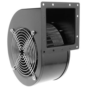 Extractor de aire centrífugo radial para ventilación industrial 2600 rpm cuadrado 202x175x124 mm