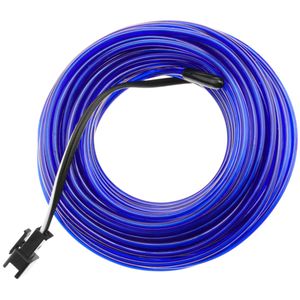 Cable electroluminiscente azul marino de 2.3mm en bobina 25m