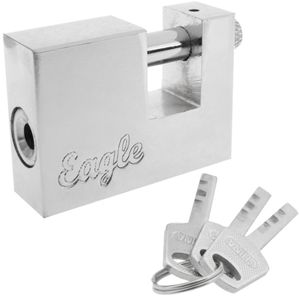 Candado de seguridad rectangular de acero con bayoneta 60mm