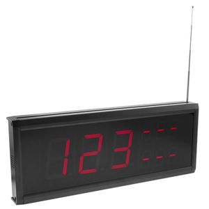 Visor LED para sistema de llamada inalámbrico 999 códigos 410x158 mm 3 números para restaurante