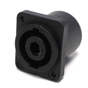 Conector speakon NL4 4polos hembra chapa plástico