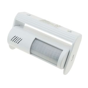 Avisador sonoro de presencia y alarma basado en sensor de infrarrojos y detector de movimiento