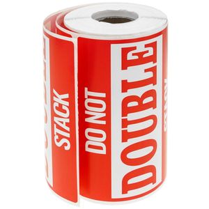 Rollo bobina de 500 etiquetas adhesivas para envíos de paquetes no apilables 108x79mm