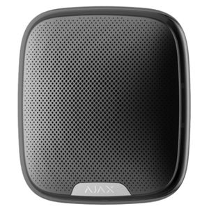 Ajax StreetSiren - Sirena inalámbrica para exterior Certificado grado 2 - negro