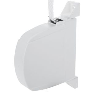 Recogedor abatible para persiana en color blanco