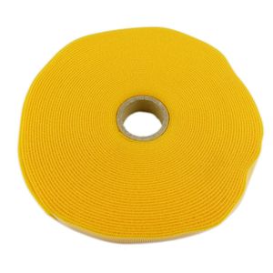 Bobina de cinta adherente de 20mm x 10m de color amarillo