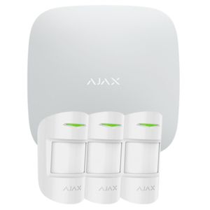 Ajax Hubkit PRO W - Kit de alarma profesional Certificado Grado 2 - blanco