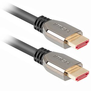 Cable HDMI Lanberg CA-HDMI-30CU-0010-BK HDMI 2.1 8K 60HZ de 1m Negro.