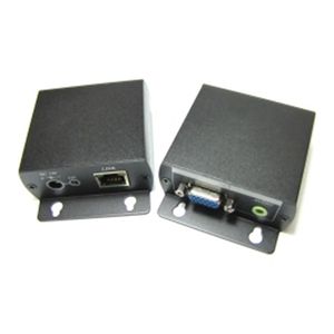 Extensor VGA de alta resolución con audio UTP Cat.5 emisor y receptor VE01HA