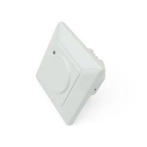 Detector de movimientos empotrado pared 80x80mm con control de tiempo luz y distancia