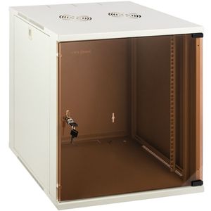 Armario rack 19" mural de 12U blanco SOHOrack 540x450x584 mm