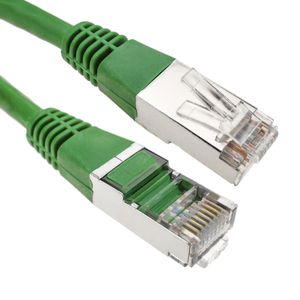 Cable FTP categoría 6 verde 25cm