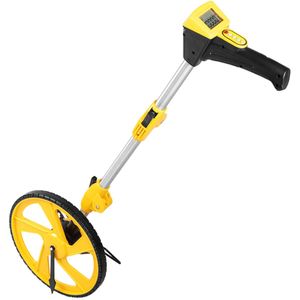 Odómetro digital de rueda de alta precisión para medición de distancia. Topómetro de diámetro 32 cm y altura 103 cm