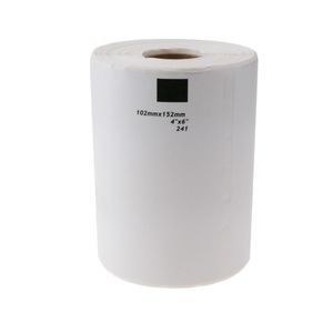 Rollo bobina de 200 etiquetas adhesivas compatibles con Brother DK-11241 DK-1241 102x152mm