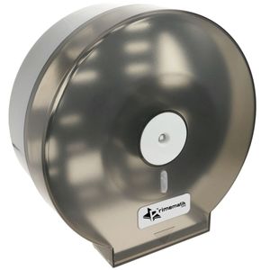 Dispensador de papel higiénico. Portarrollos industrial negro para baño