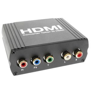 Conversor RGB YPbPr con audio a HDMI (5 RCA a 1 HDMI)