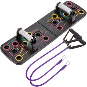 Tabla de entrenamiento plegable para ejercicios musculares 14 en 1