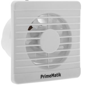Ventilador de escape, extractor de aire de 96 mm de diámetro, con válvula antirretorno, para baño lavabo cocina trastero garaje
