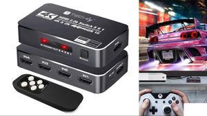 Switch HDMI 2.0b 5in1 4K HDCP2.2 con mando a distancia