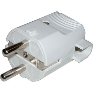 Clavija Schuko (Angulo Macho Blanco)