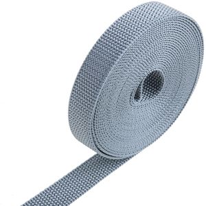 Cinta para persiana de nailon gris de 22mm x 6m