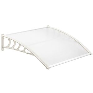 Tejadillo de puerta blanco
