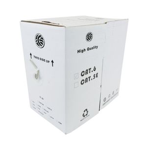 Bobina cable FTP categoría 6 24AWG flexible gris 305m